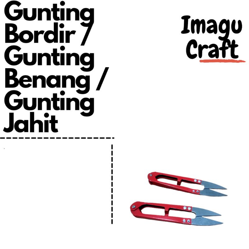 

Gunting Bordir / Gunting Buang Benang / Gunting Cetit Kecil Murah