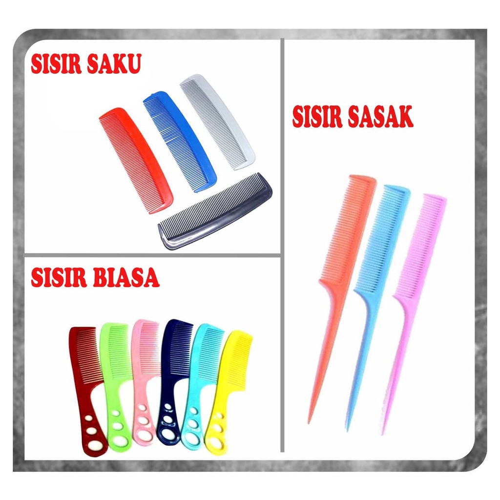 Sisir SASAK konde / Sisir rambut model SIKAT / Sisir Saku