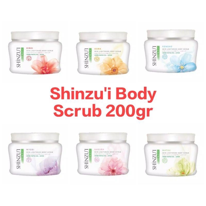 *cp,x*   [ 200 g ] lulur shinzui all variant -- body scrub shinzui original 200 g