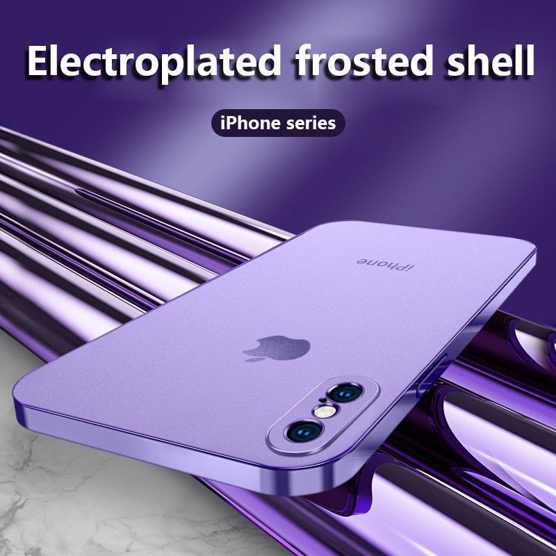 SOFT CASE CANDY MATTE CHROME IPHONE 13 PROMAX 13 12 PRO PROMAX 11 PRO X XR XSMAX ELECTROPLATED FROSTED WITH PROTECTOR CAMERA