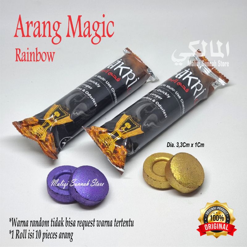 Arang Magic Warna / Arang Rainbow 1 Roll