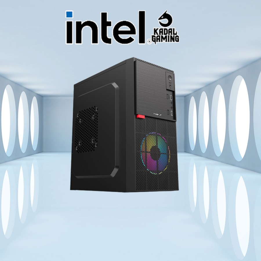 PC Gaming AMD A6 6400K Radeon 4GB Fullset Desain Sekolah Kantor Komputer
