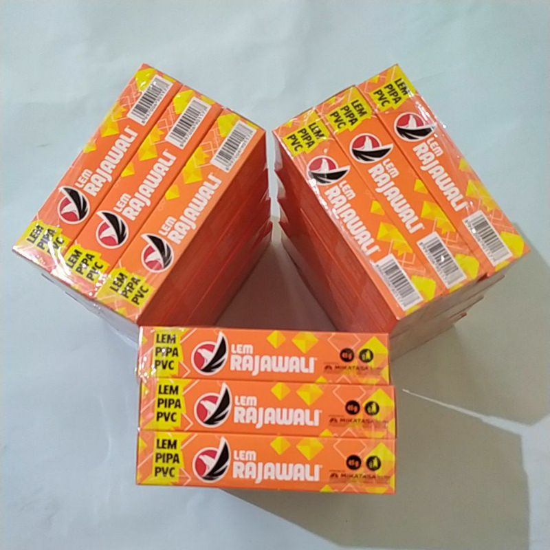 Lem Pipa paralon PVC  RAJAWALI tube 45 gram (harga per pc) dapat merekatkan dalam keadaan basah
