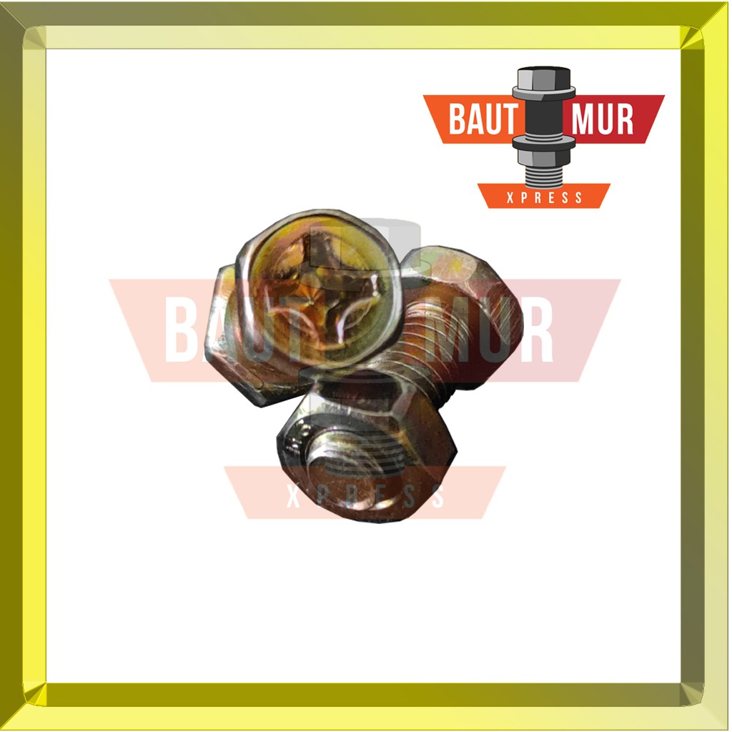 Baut Mur Dwifungsi M5 X 20 (100 Pcs)