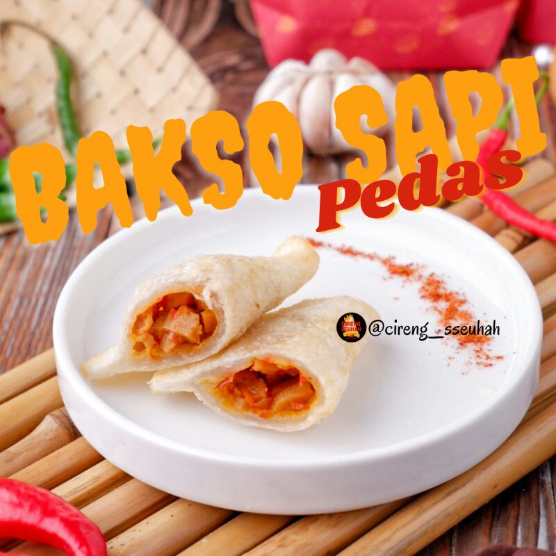 

Cireng Seuhah Bakso Pedas | Cireng Isi | Cireng Bandung (5 pcs)