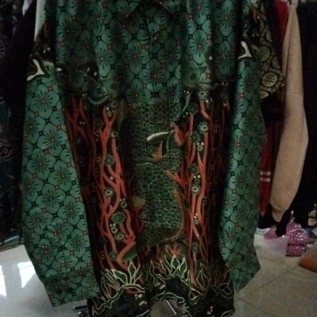 Atasan Batik Premium - Semi Sutra Sutera Silky Kombinasi Furing Istimewa Super Licin Dan Kilau