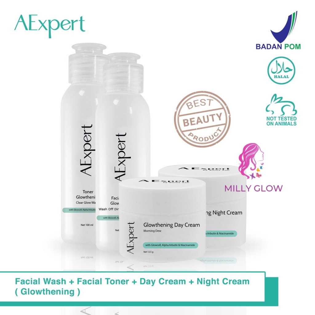 [FREE GIF] AExpert Glowthening Series Skincare by Ashanty dan Dr Ekles / Paket Glowing Skin Care