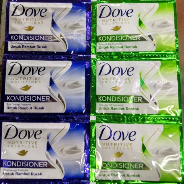 Jual Dove Conditioner Sachet 12x 9ml Shopee Indonesia