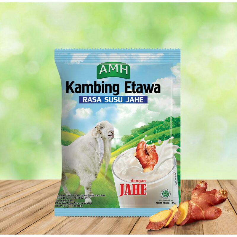 

amh susu kambing rasa jahe PER SACHET