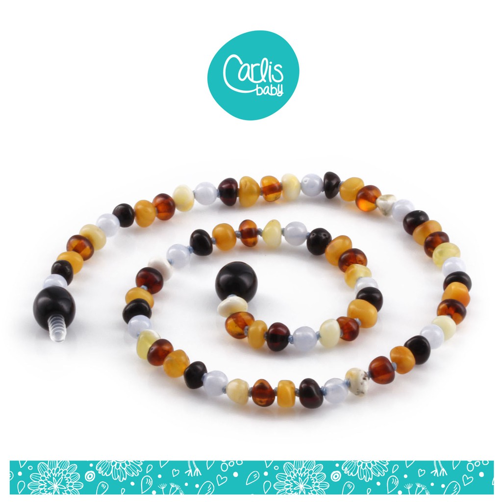 AG61 Kalung Amber Tumbuh Gigi Bayi By Carlis Baby