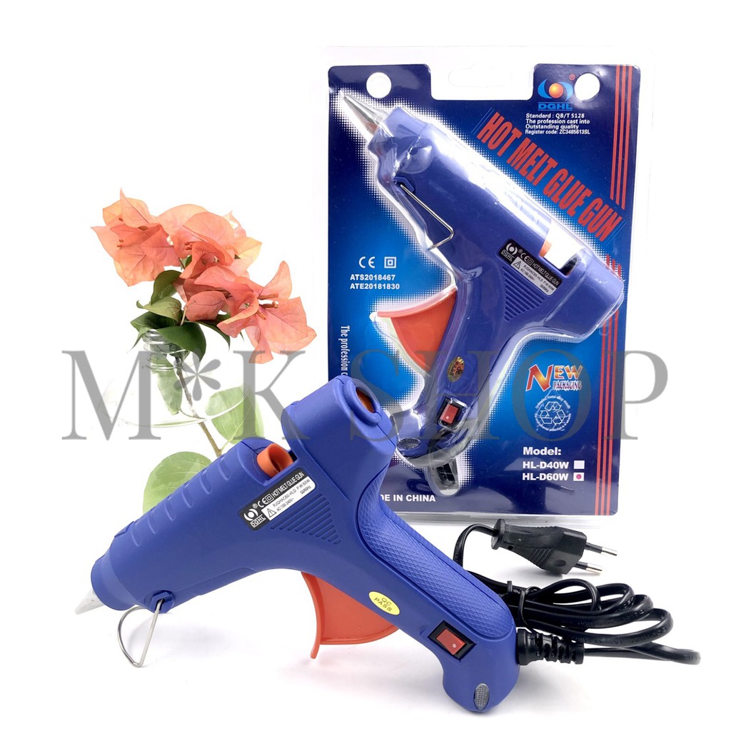 Lem tembak/Pistol lilin/glue gun./lem lilin tembak MERK: DGHL. (type: besar)