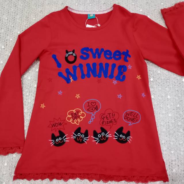Atasan / kaos lengan panjang anak tanggung