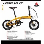 Sepeda Lipat Pacific Noris 1.0 VT Alloy 7 speed free holder tempat minum
