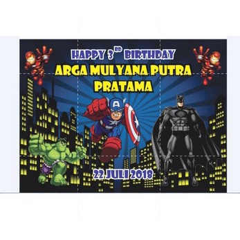 Terlaris Tas ultah Mika Keren UK 25x14x20 (PxLxT)-AVENGER