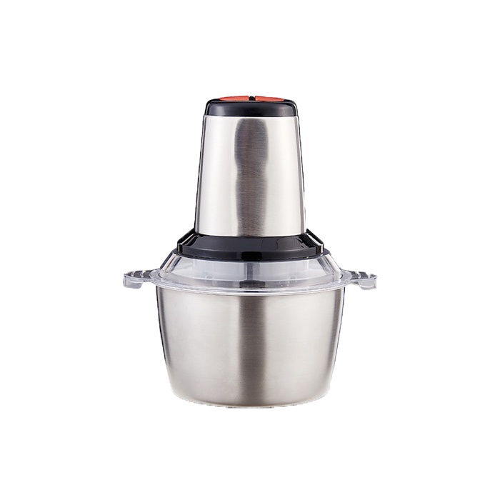 Blender Chopper Blender Penggiling Daging Chopper Hand Blender Press 2L Baja Tahan Karat Serbaguna Multifungsi