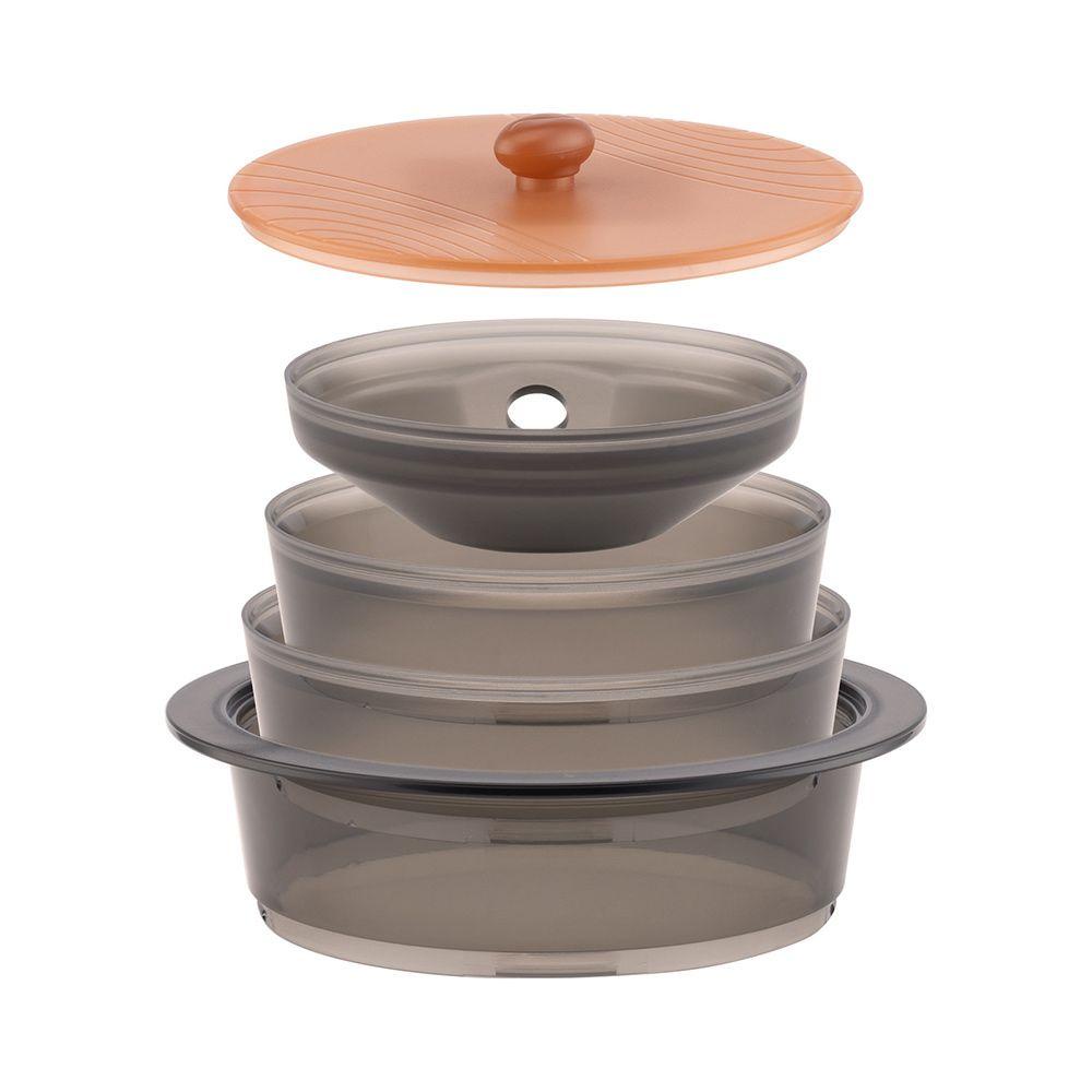 Solighter Detachable Coffee Pod Holder Gelas Plastik Holder Counter Coffee Bar Kapasitas Besar