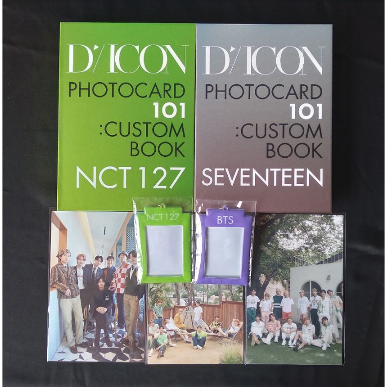 Dicon BTS, NCT 127, Seventeen Binder Photocard, PC Holder Keyring, Postcard Grup | Dicon 101 Custom 