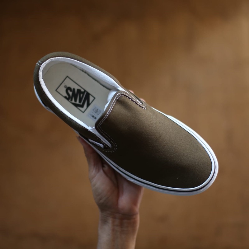 Vans Original Slip On Beech True White