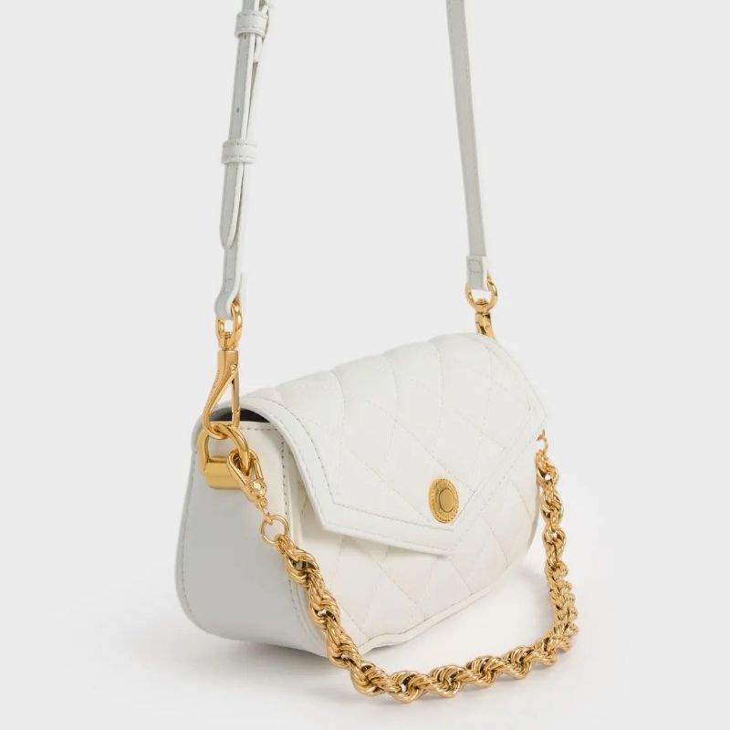 12.12 SALE | CK Este Printed Chain Handle Bag