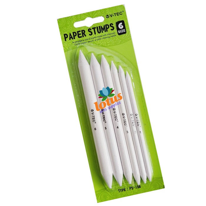 

PASTEL-DRY-OIL- V-TEC PAPER STUMPS TYPE PS-156 -OIL-DRY-PASTEL.