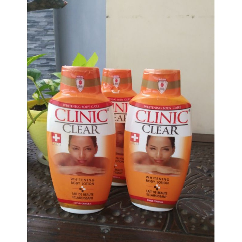 Clinic Clear Whitening Body Lotion 250 ml +250 ml ml Original