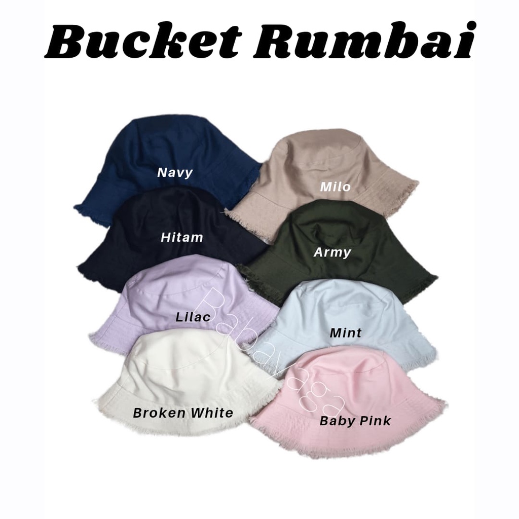 BUCKET WIDE BUCKET LEBAR WANITA PRIA BUCKET TALI BUCKET WIDE TALI