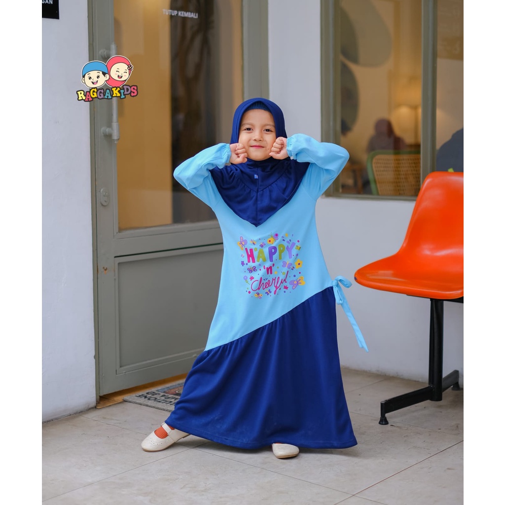 gratis tas baju muslim anak Raggakids Gamis anak premium RG56 free tas