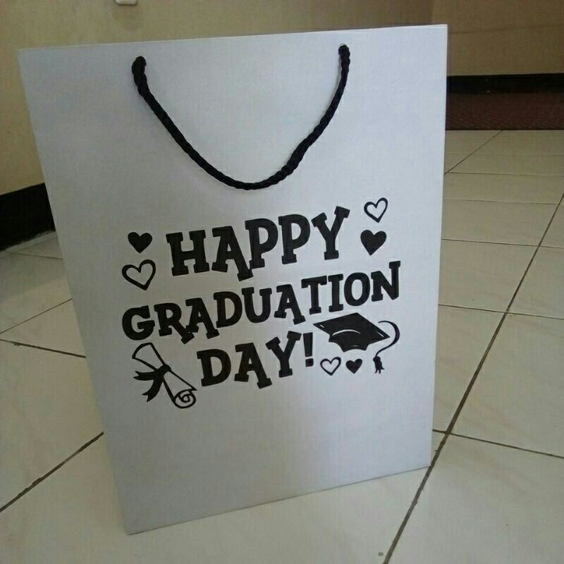 

(Minimal Order 2pcs) Paper Bag Wisuda Ulang Tahun 25x9x32cm