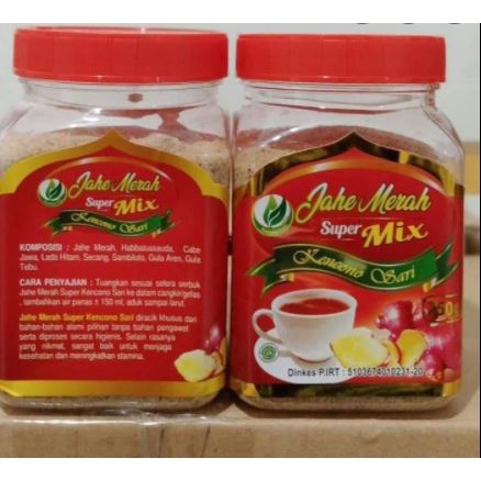 

Jahe Merah Super Mix KENCONO SARI 250gr