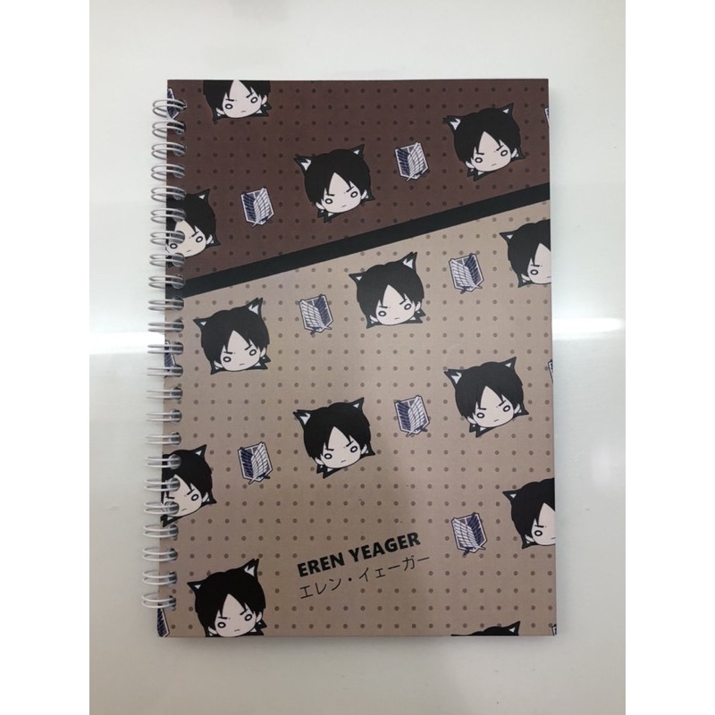 

Attack on Titan Anime Notebook - Buku Tulis/Catatan AOT Bergaris - Free Pembatas Buku & Photocard