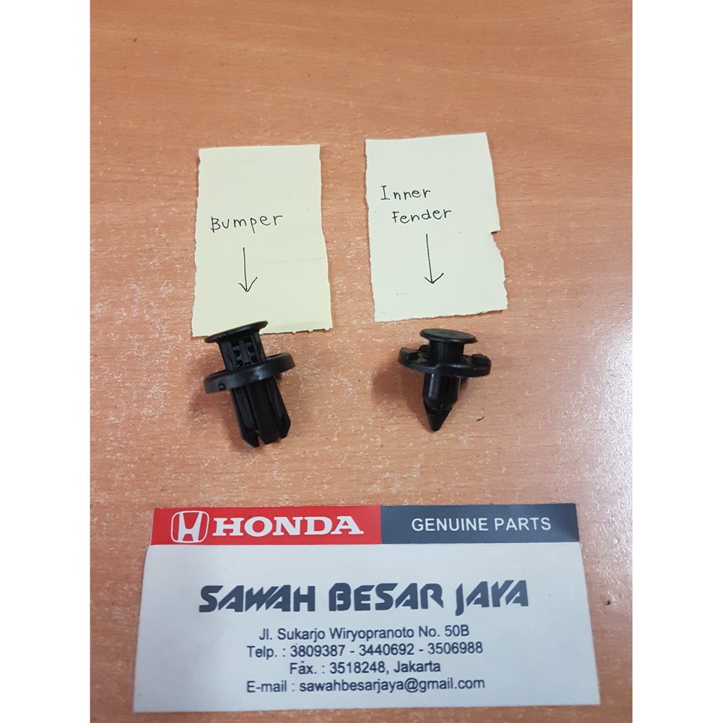 Clip Klip Kancing Baut Bumper Bemper Inner Liner Fender Plastik Spakbor Mobil Honda Brio Mobilio F