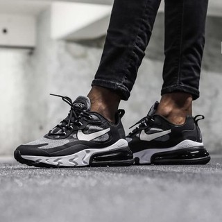 XXC259 Sepatu Nike Air Max 270 React  Black Premium 