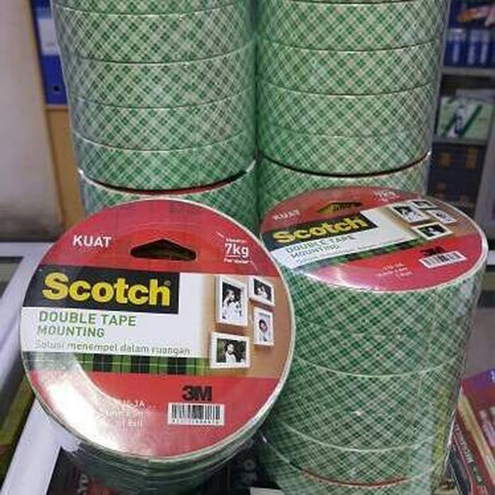 

Double Tape Scotch Mounting 24Mm X 3Meter Murah