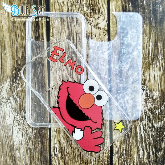 CASING PREMIUM SOFTCASE HARDCASE ANTICRACK MOTIF ELMO IPHONE 11 PRO