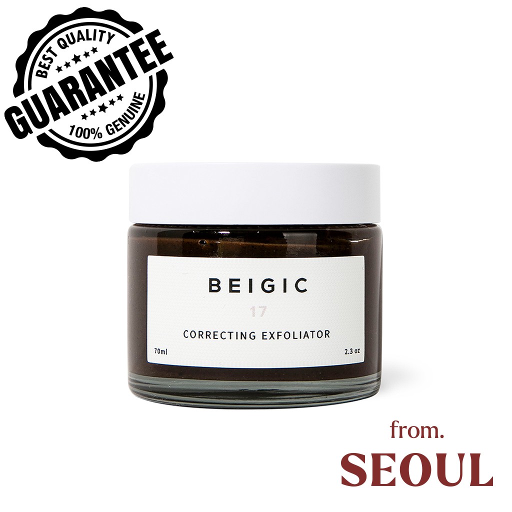 Clearance Sale Beigic Correcting Exfoliator 70ml Organic Vegan Coffee Scrub Brightening Whitening Dead Skin Cells Argan Oil Shopee Indonesia