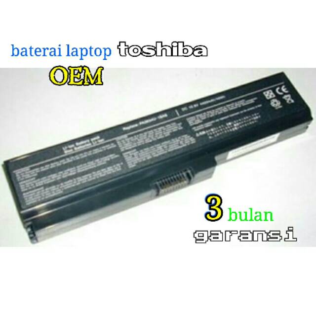 baterai toshiba L510 L515 L630 L6300 L635 C640 M800 M900 PA3634 (OEM)