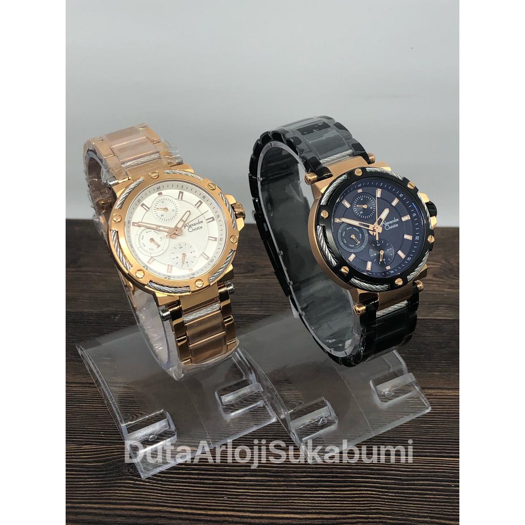 Jam Tangan Wanita Alexandre Christie 6561BF Stainless Steel