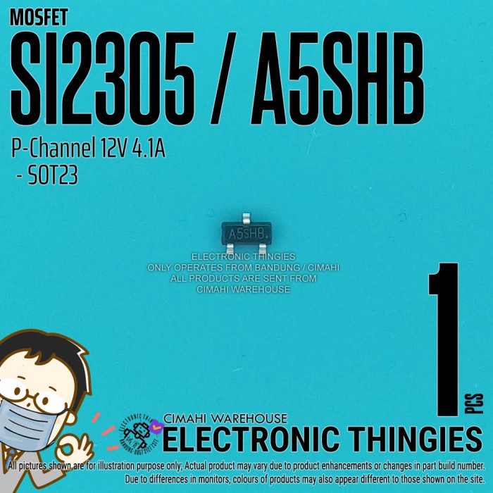 SI2305 SOT23 MOSFET A5SHB
