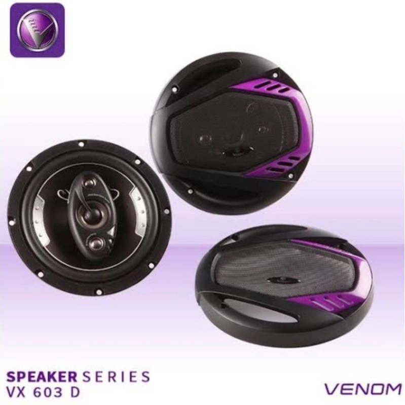 Speaker Coaxial Venom Turbo VX603D Diablo 6,5-inch
