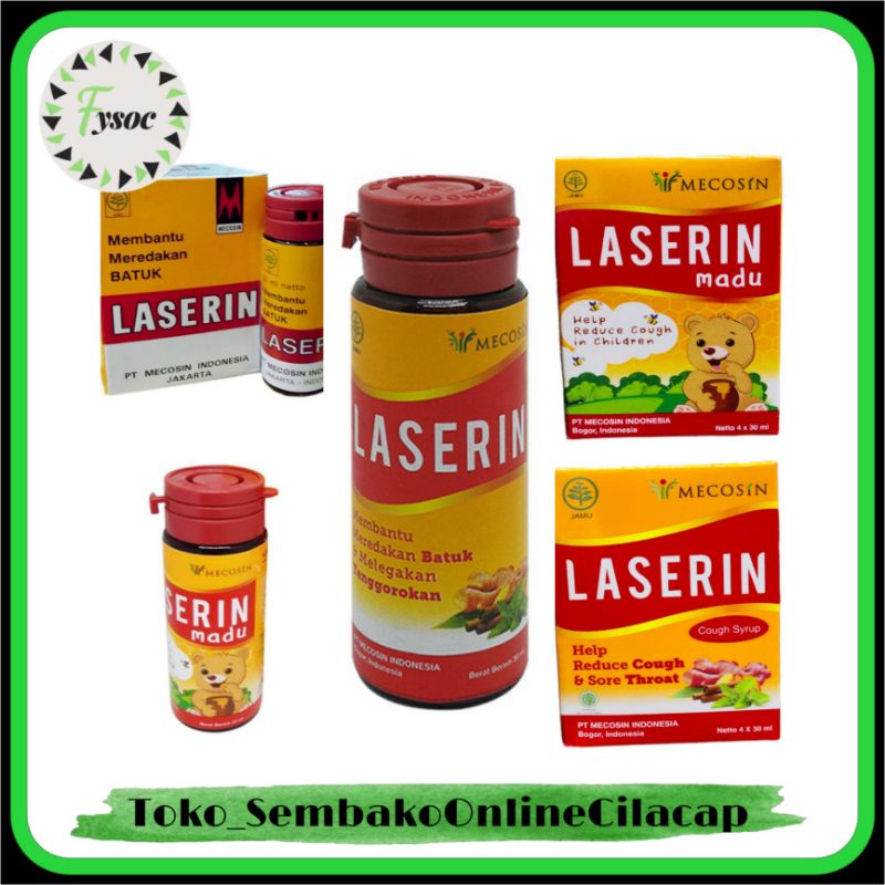 LASERIN 30 ML OBAT BATUK ANAK LASERIN MADU DAN DEWASA