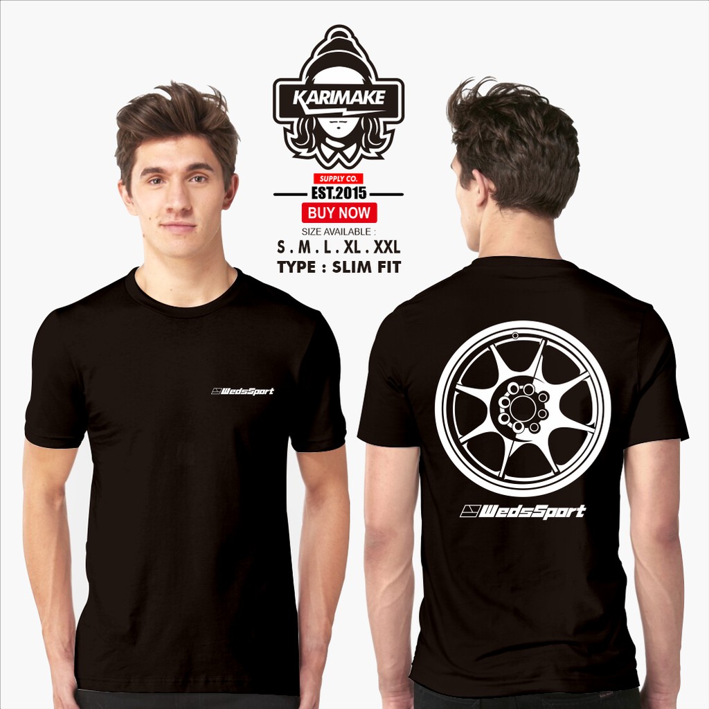 Kaos Baju Velg Wedssport TC05 Kaos Otomotif