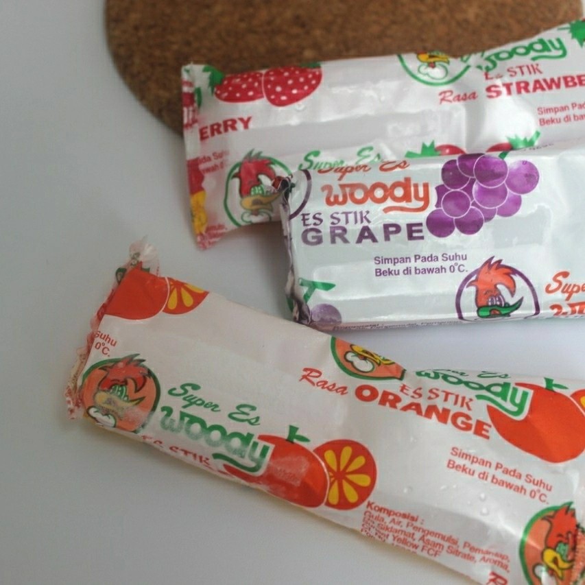 

ICE CREAM WOODY, ES STIK WOODY VITA FRUIT HARGA/Pcs