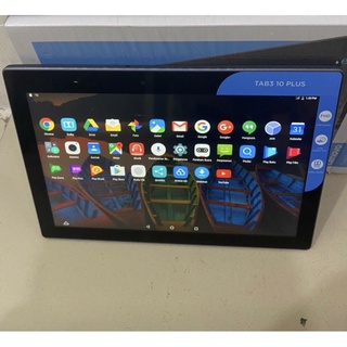 Tablet PC Komputer Android Lenovo Tab 3 10 Plus Wifi NFC ( Bisa Partai) Second / 2nd + Tempered Glass + Book Cover + Keyboard + Stylus + Kartu Perdana
