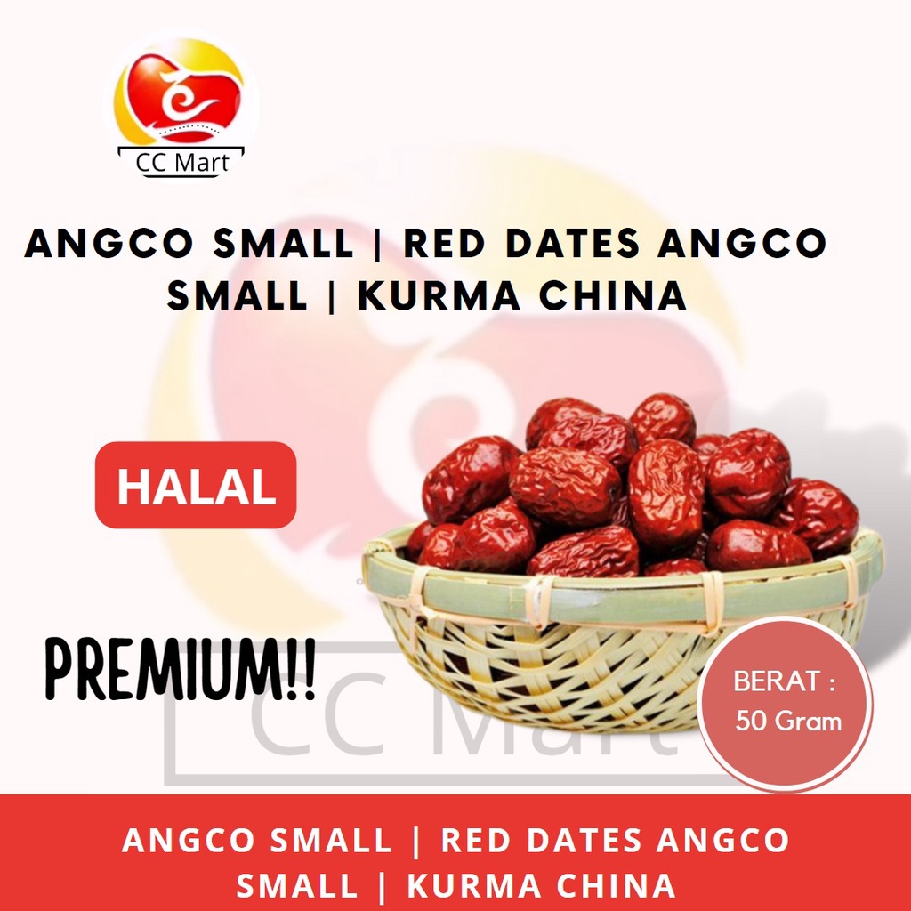 

Angco Kecil 50gr / Angco Small / Red Dates / Kurma China / Jujube Mini