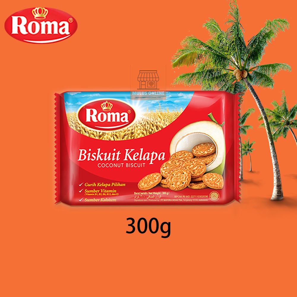 

Roma Kelapa Biskuit 300g kemasan Ekonomis Harga Distributor!