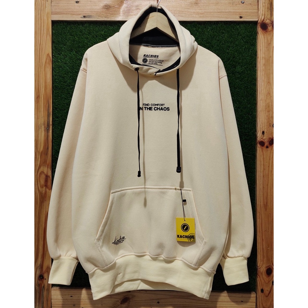 Sweater Hoodie Pria/Wanita TERLARIS Mr.Dee Original Premium Distro[BISA COD] WARNA CREAM SWITER COWO