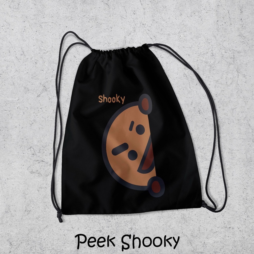 Tas Serut Anti Air - New String Bag - Tas Serut Waterprof Pria Dan Wanita - Tas Polos / Custom - Tas Olahraga