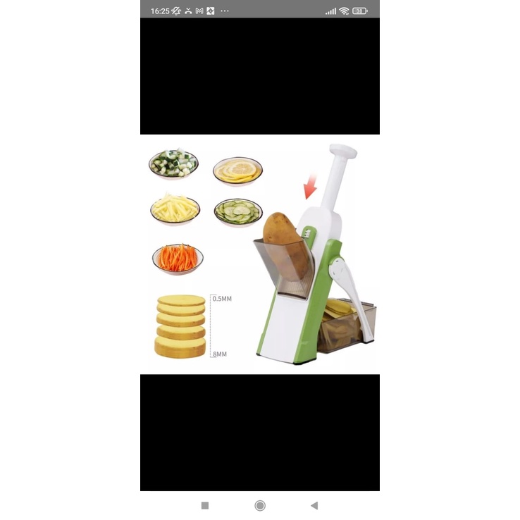 Pemotong sayur multi fungsi alat pengiris bawang kentang Jaya Acc