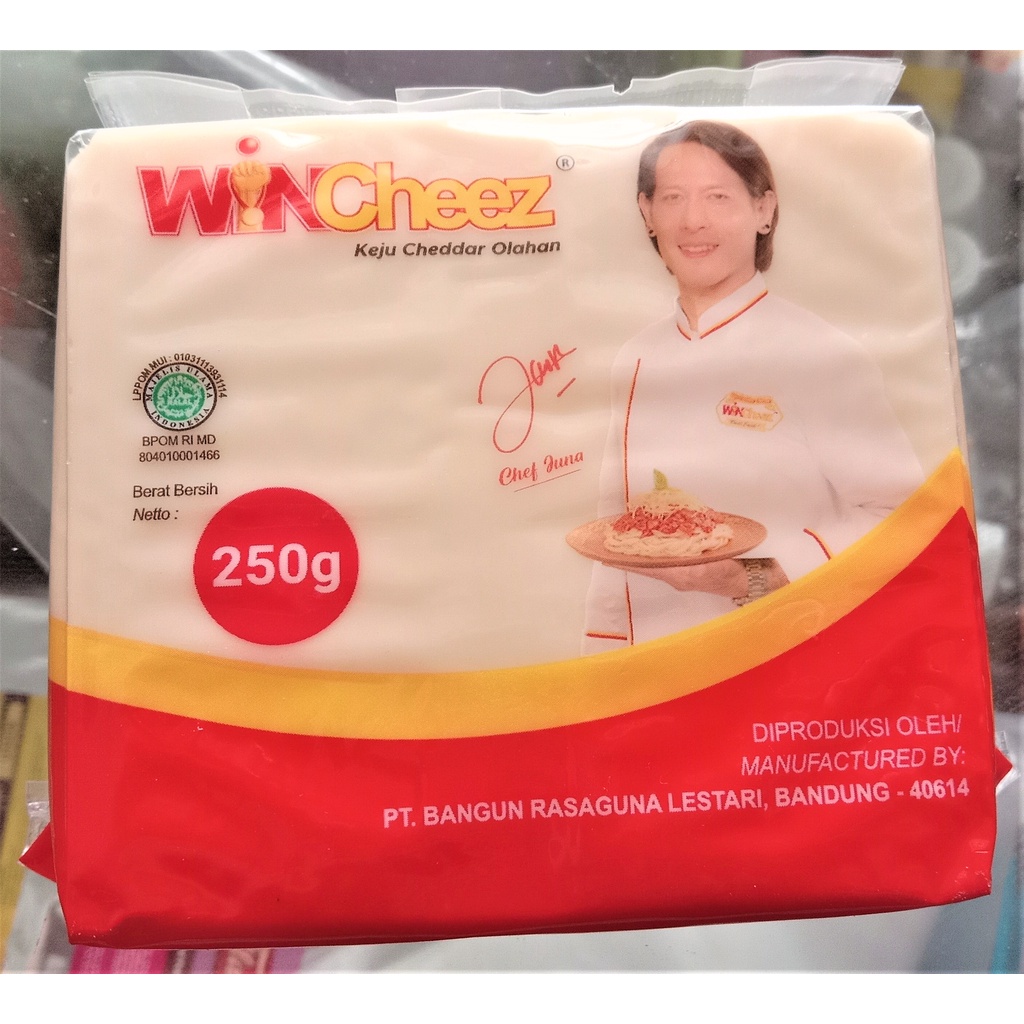 

WINCHEEZ KEJU CHEDDAR OLAHAN 250 GRAM