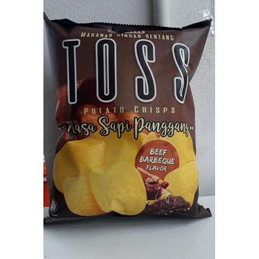 

Oishi Toss Potato Crisps 75g - kripik kentang sapi panggang